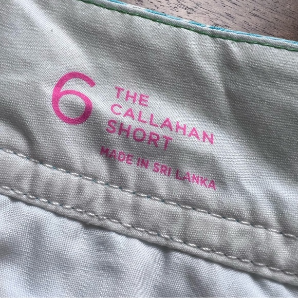 Lilly Pulitzer The Callahan 5” Short In Shorely Blue Sea Cups Women’s Size 6 - Picture 9 of 14